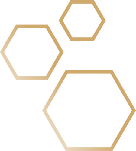 Strukturierte Aminosäurenformeln, Symbol für NHCO AminoScience® Komplex.